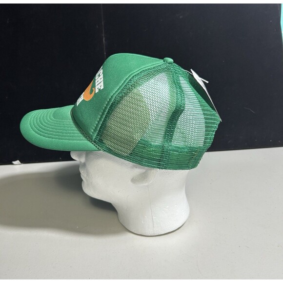 NEW Green Mustache March Mesh Trucker SnapBack Otto Baseball Cap St. Patrick Day - Picture 4 of 8